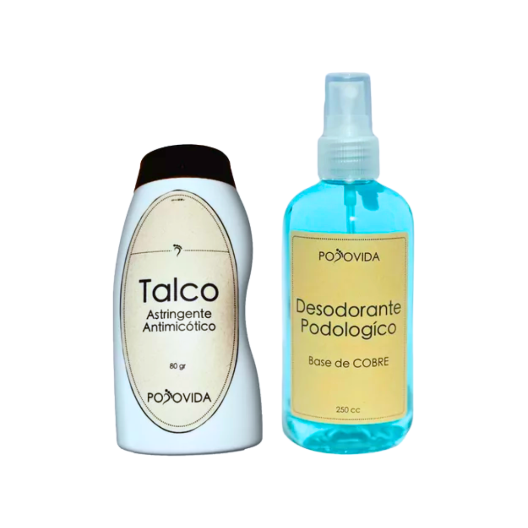 Kit Control de Olor – Talco + Antisudor para Pies