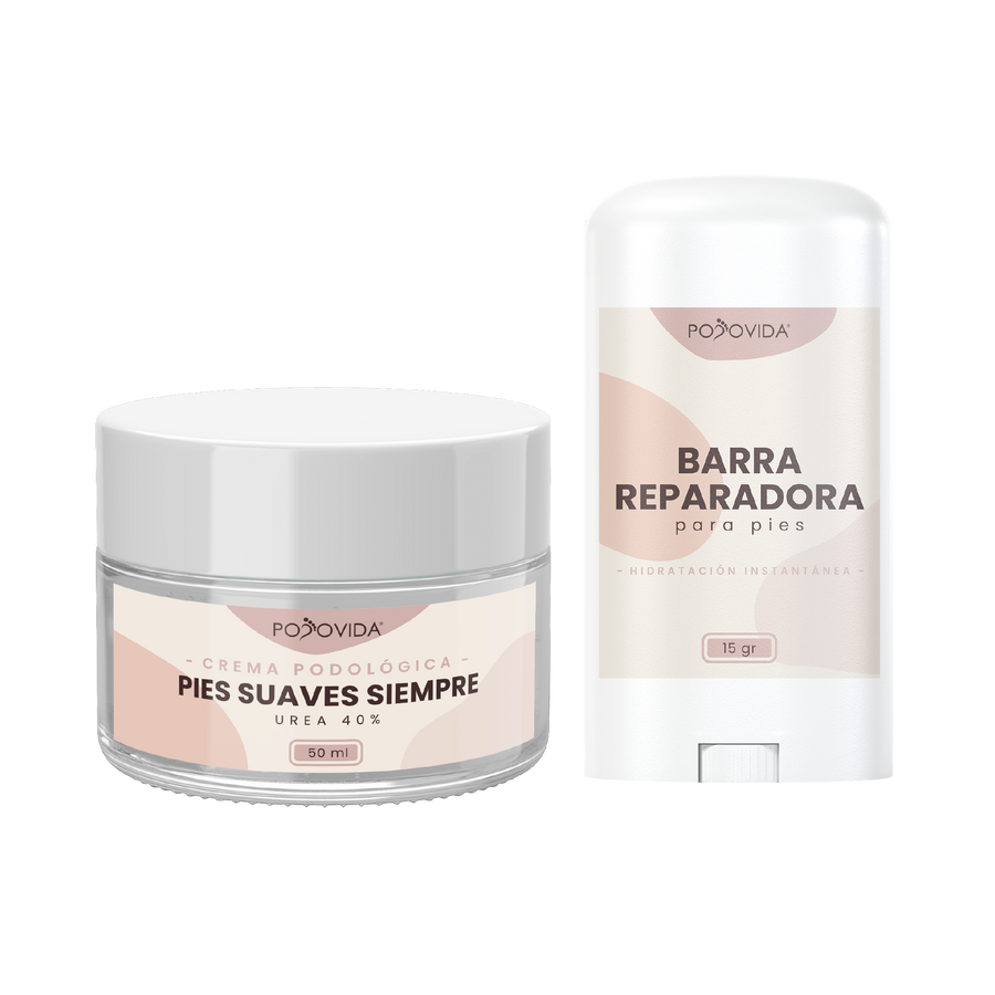 Kit Hidratación Extrema – Crema + Barra Reparadora para Pies