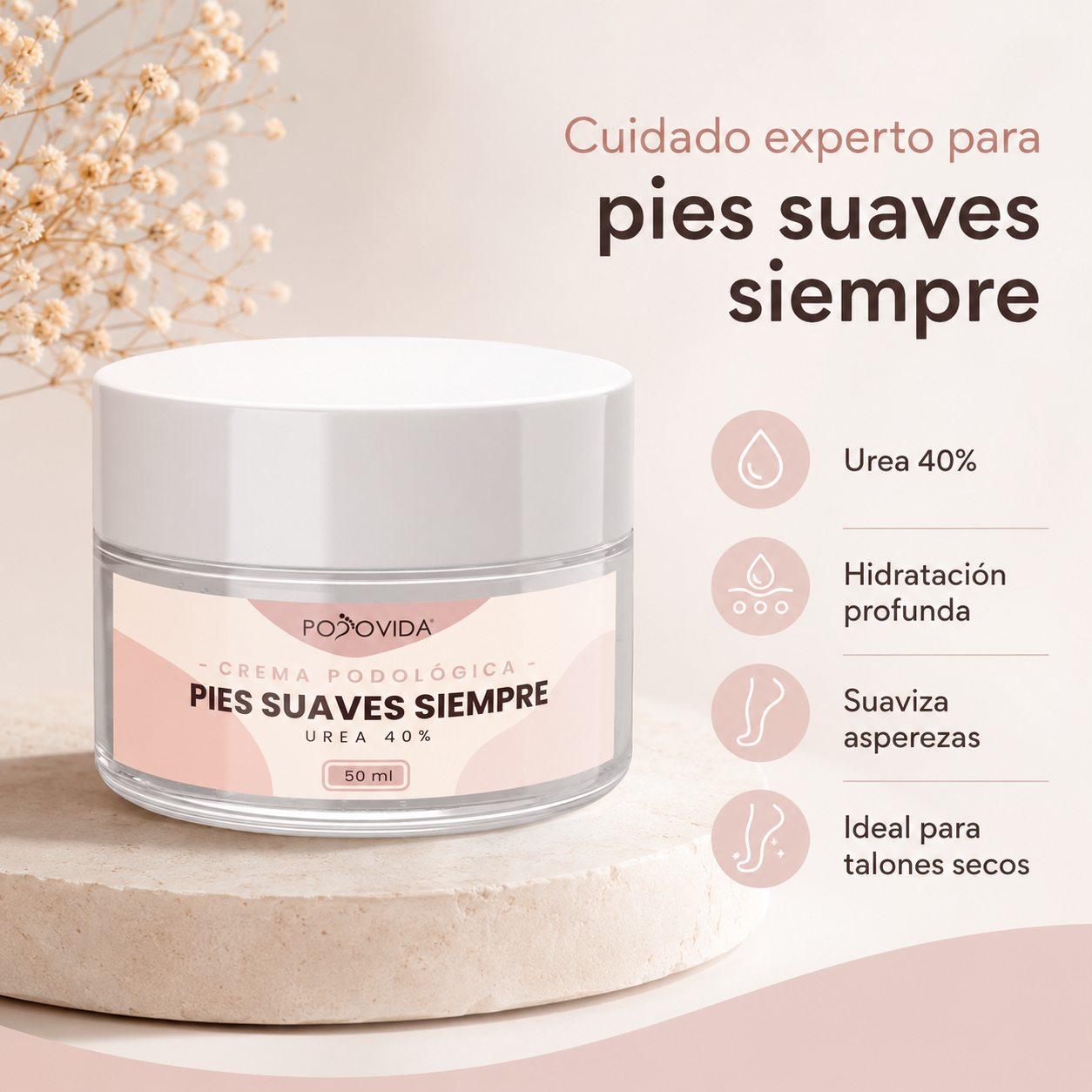 Crema Pies Suaves Siempre – Urea 40%
