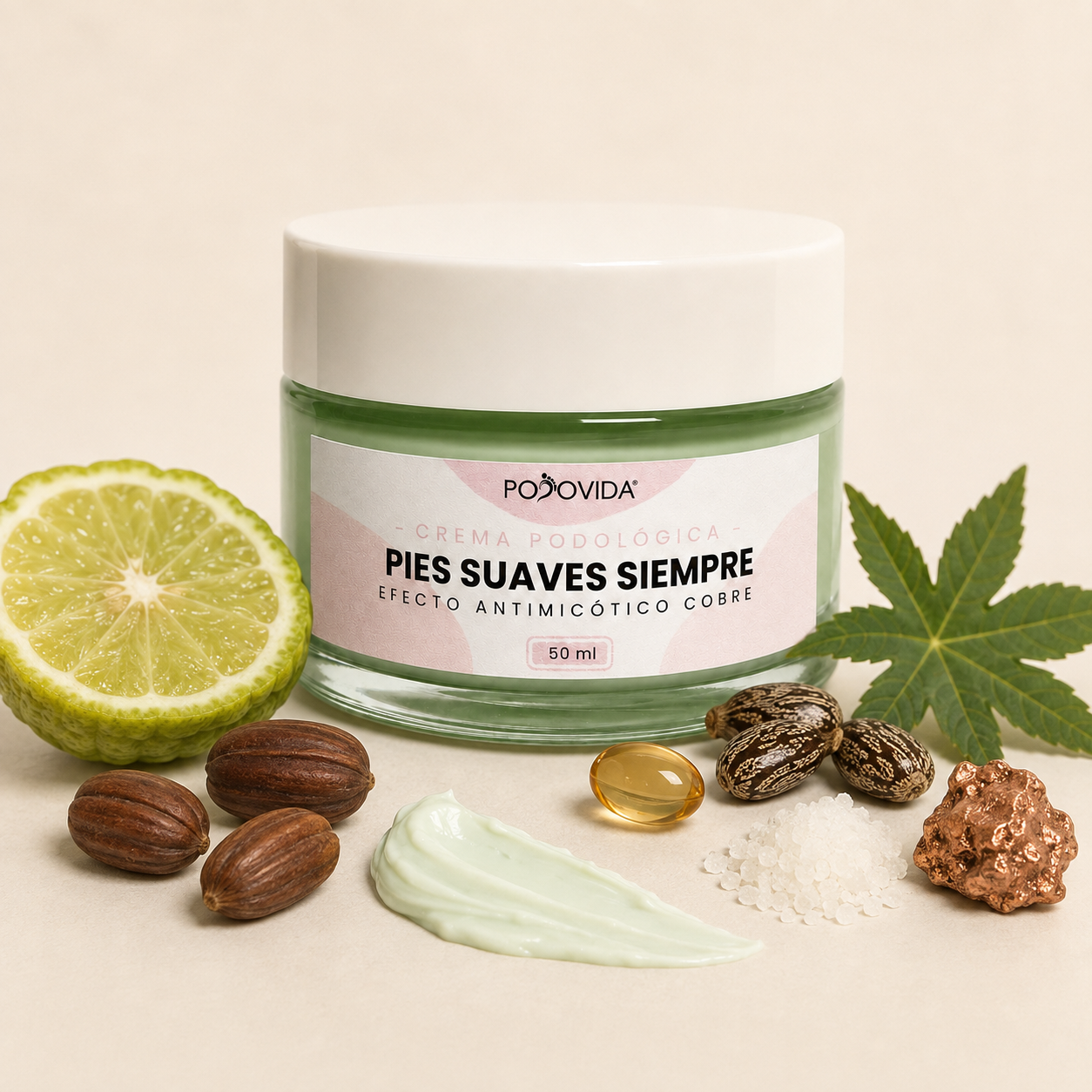 Crema Podológica Pies Suaves Siempre – Efecto Antimicótico con Cobre