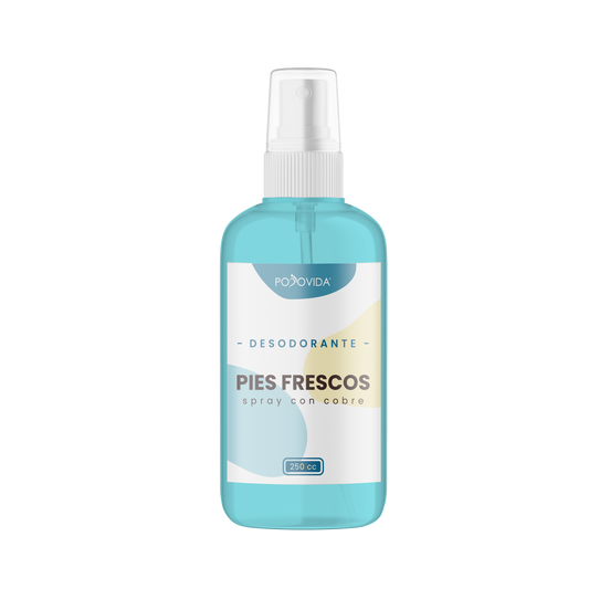 Desodorante Pies Frescos – Spray con Cobre